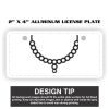 2" X 4" Aluminum License Plate  Thumbnail