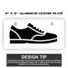 2" X 4" Aluminum License Plate  Thumbnail