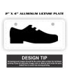 2" X 4" Aluminum License Plate  Thumbnail