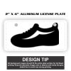 2" X 4" Aluminum License Plate  Thumbnail
