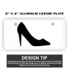 2" X 4" Aluminum License Plate  Thumbnail