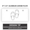 2" X 4" Aluminum License Plate  Thumbnail