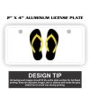 2" X 4" Aluminum License Plate  Thumbnail