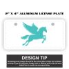 2" X 4" Aluminum License Plate  Thumbnail