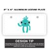 2" X 4" Aluminum License Plate  Thumbnail