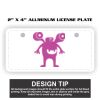 2" X 4" Aluminum License Plate  Thumbnail