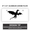 2" X 4" Aluminum License Plate  Thumbnail