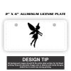 2" X 4" Aluminum License Plate  Thumbnail