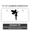 2" X 4" Aluminum License Plate  Thumbnail