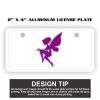 2" X 4" Aluminum License Plate  Thumbnail