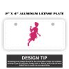 2" X 4" Aluminum License Plate  Thumbnail
