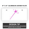 2" X 4" Aluminum License Plate  Thumbnail