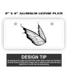2" X 4" Aluminum License Plate  Thumbnail