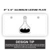 2" X 4" Aluminum License Plate  Thumbnail