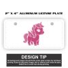 2" X 4" Aluminum License Plate  Thumbnail