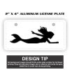 2" X 4" Aluminum License Plate  Thumbnail