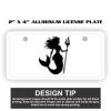 2" X 4" Aluminum License Plate  Thumbnail