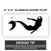 2" X 4" Aluminum License Plate  Thumbnail
