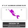 2" X 4" Aluminum License Plate  Thumbnail