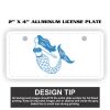 2" X 4" Aluminum License Plate  Thumbnail