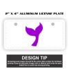 2" X 4" Aluminum License Plate  Thumbnail