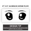 2" X 4" Aluminum License Plate  Thumbnail