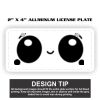 2" X 4" Aluminum License Plate  Thumbnail