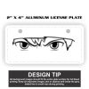 2" X 4" Aluminum License Plate  Thumbnail