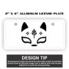 2" X 4" Aluminum License Plate  Thumbnail