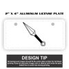 2" X 4" Aluminum License Plate  Thumbnail