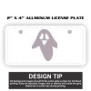 2" X 4" Aluminum License Plate  Thumbnail