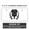 2" X 4" Aluminum License Plate  Thumbnail