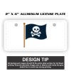 2" X 4" Aluminum License Plate  Thumbnail