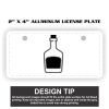 2" X 4" Aluminum License Plate  Thumbnail
