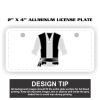 2" X 4" Aluminum License Plate  Thumbnail
