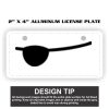 2" X 4" Aluminum License Plate  Thumbnail