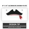 2" X 4" Aluminum License Plate  Thumbnail