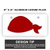 2" X 4" Aluminum License Plate  Thumbnail