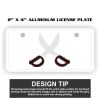 2" X 4" Aluminum License Plate  Thumbnail