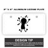 2" X 4" Aluminum License Plate  Thumbnail