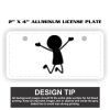 2" X 4" Aluminum License Plate  Thumbnail