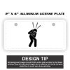 2" X 4" Aluminum License Plate  Thumbnail