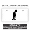2" X 4" Aluminum License Plate  Thumbnail
