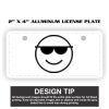 2" X 4" Aluminum License Plate  Thumbnail