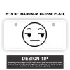 2" X 4" Aluminum License Plate  Thumbnail
