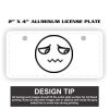 2" X 4" Aluminum License Plate  Thumbnail