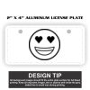 2" X 4" Aluminum License Plate  Thumbnail