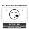 2" X 4" Aluminum License Plate  Thumbnail
