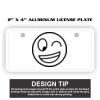 2" X 4" Aluminum License Plate  Thumbnail