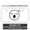 2" X 4" Aluminum License Plate  Thumbnail